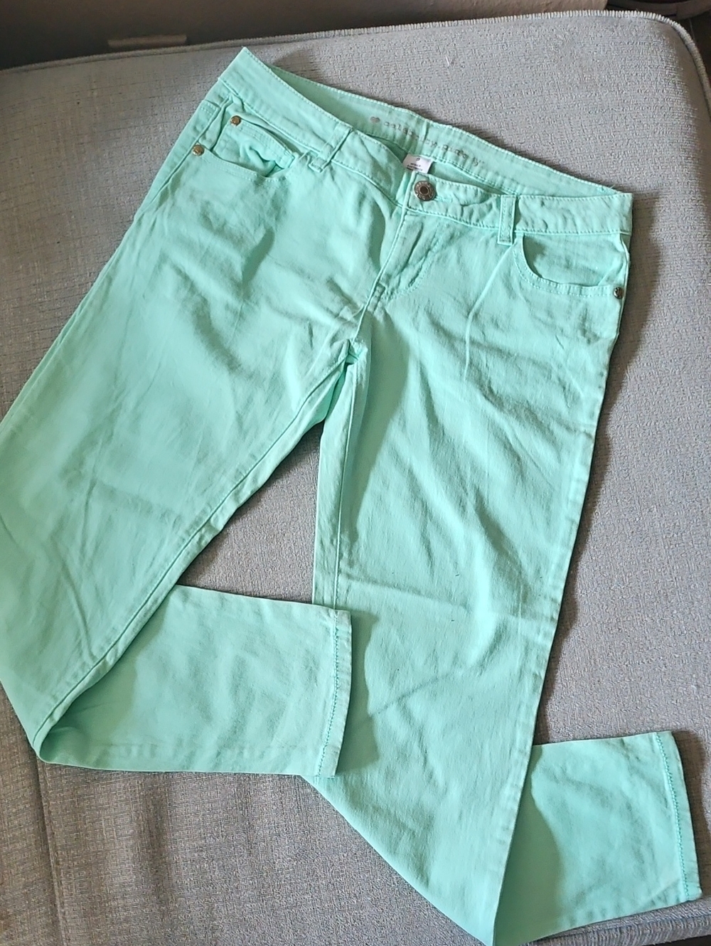 Celebrity Pink Mint Green Skinny Jeans